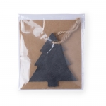 Adorno Navidad pizarra Xmas Tree color gris oscuro segunda vista