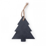Adorno Navidad pizarra Xmas Tree color gris oscuro primera vista