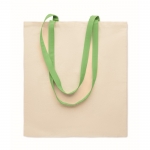 Bolsas baratas personalizadas algodón y asas de colores 140 g/m2 CottonStyle color verde lima