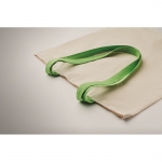 Bolsas baratas personalizadas algodón y asas de colores 140 g/m2 CottonStyle color verde lima vista fotografía tercera vista
