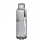 Botellas de agua de plástico reciclado antifugas 500ml RPET color negro transparente