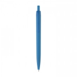 Bolígrafo en color con acabado brillante tinta azul Monocolor color azul claro primera vista