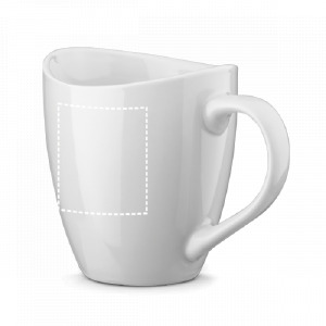 Posición de marcaje taza cuerpo