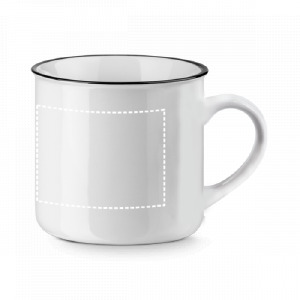 Posición de marcaje taza cuerpo