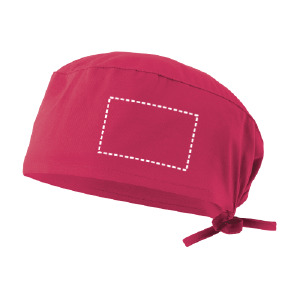 Posición de marcaje gorro lado izquierdo