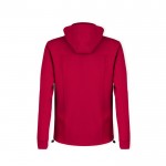 Chaqueta de soft shell con cuello alto e interior micropolar 300 g/m2 color rojo cuarta vista