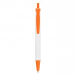 Bolígrafo de impresión circular color naranja