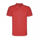 Polo técnico infantil de poliéster en punto piqué 150 g/m2 Roly color rojo