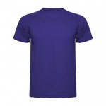 Camiseta técnica infantil de punto piqué en poliéster 150 g/m2 Roly color violeta