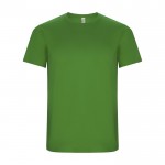 Camiseta técnica de 50% poliéster reciclado para niños 135 g/m2 Roly color verde manzana