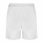 Pantalón corto deportivo de poliéster 100% para niños 140 g/m2 Roly color blanco segunda vista trasera