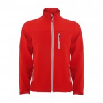 Chaqueta softshell de poliéster para niños 300 g/m2 Roly color rojo