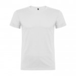 Camiseta de algodón 100% en punto para niños 155 g/m2 Roly color blanco