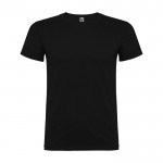 Camiseta de algodón 100% en punto para niños 155 g/m2 Roly color negro