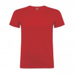 Camiseta de algodón 100% en punto para niños 155 g/m2 Roly color rojo