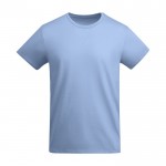 Camiseta de algodón orgánico de punto para niños 175 g/m2 Roly color azul claro