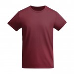 Camiseta de algodón orgánico de punto para niños 175 g/m2 Roly color burdeos