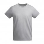 Camiseta de algodón orgánico de punto para niños 175 g/m2 Roly color gris claro jaspeado