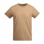 Camiseta de algodón orgánico de punto para niños 175 g/m2 Roly color marrón anaranjado