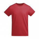 Camiseta de algodón orgánico de punto para niños 175 g/m2 Roly color rojo