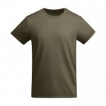 Camiseta de algodón orgánico de punto para niños 175 g/m2 Roly color verde militar