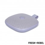 Altavoz portátil de forma cuadrada resistente al agua Fresh 'n Rebel color lila