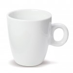 Taza de cerámica blanca apta para las máquinas de café 200ml color blanco