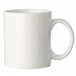 Taza blanca de cerámica especial para sublimación 300ml color blanco cuarta vista