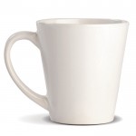 Taza blanca de cerámica especial para sublimación 350ml color blanco cuarta vista