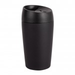 Vaso take away unicolor compatible con cafeteras 240ml color negro