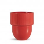 Taza apilable de original diseño en muchos colores 270ml color rojo