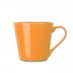 Taza en variedad de colores con drenajes para lavavajillas 200ml color naranja