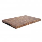 Tabla de cortar en forma rectangular de madera de acacia color madera