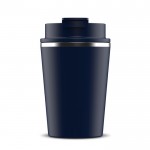 Vaso take away de doble pared compatible con cafeteras 280ml color azul oscuro