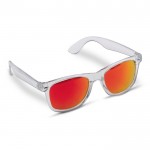 Gafas de sol transparentes con marcos de color protección UV400 color rojo transparente