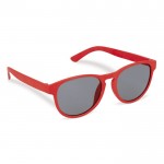 Gafas de sol hechas de paja de trigo en distintos colores UV400 color rojo