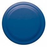 Clásico frisbee de plástico con diseño unicolor para personalizar color azul oscuro segunda vista