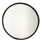 Frisbee de nylon plegable disponible en varios colores con su funda color blanco