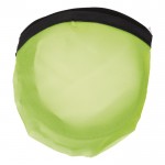 Frisbee de nylon plegable disponible en varios colores con su funda color verde