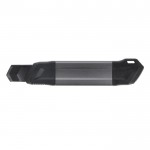 Cuchillo para manualidades con mango ergonómico para mejor sujeción XXL color negro tercera vista