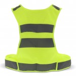 Chaleco de seguridad con bandas reflectantes con talla ajustable color amarillo