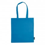 Bolsa de non-woven en varios colores con asas largas 75 g/m2 color azul segunda vista