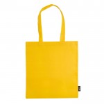 Bolsa de non-woven en varios colores con asas largas 75 g/m2 color amarillo segunda vista