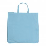 Bolsa grande de non-woven para la compra en varios colores 75 g/m2 color azul claro segunda vista