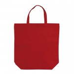 Bolsa de algodón canvas de asas cortas a juego 250 g/m2 color rojo segunda vista