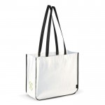 Bolsa de non-woven laminado de colores con los lados en blanco color blanco