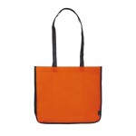 Bolsa de non-woven laminado de colores con los lados en blanco color naranja segunda vista