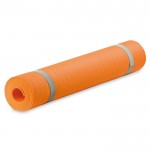 Esterilla de yoga de 4mm de grosor con bolsa para transporte color naranja segunda vista