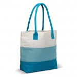 Bolsa de yute con diseño de color en degradado 340 g/m2 color azul