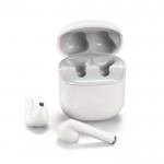 Clásicos auriculares True Wireless Stereo en estuche de carga blanco color blanco segunda vista